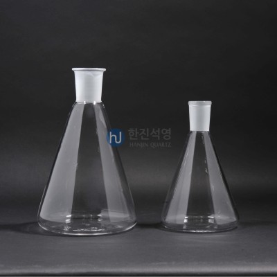 석영삼각플라스크 조인트 Quartz Erlenmeyer Joint
